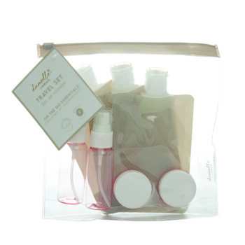 Danielle<br>Snyrtitaska glær m/ílátum 8stk